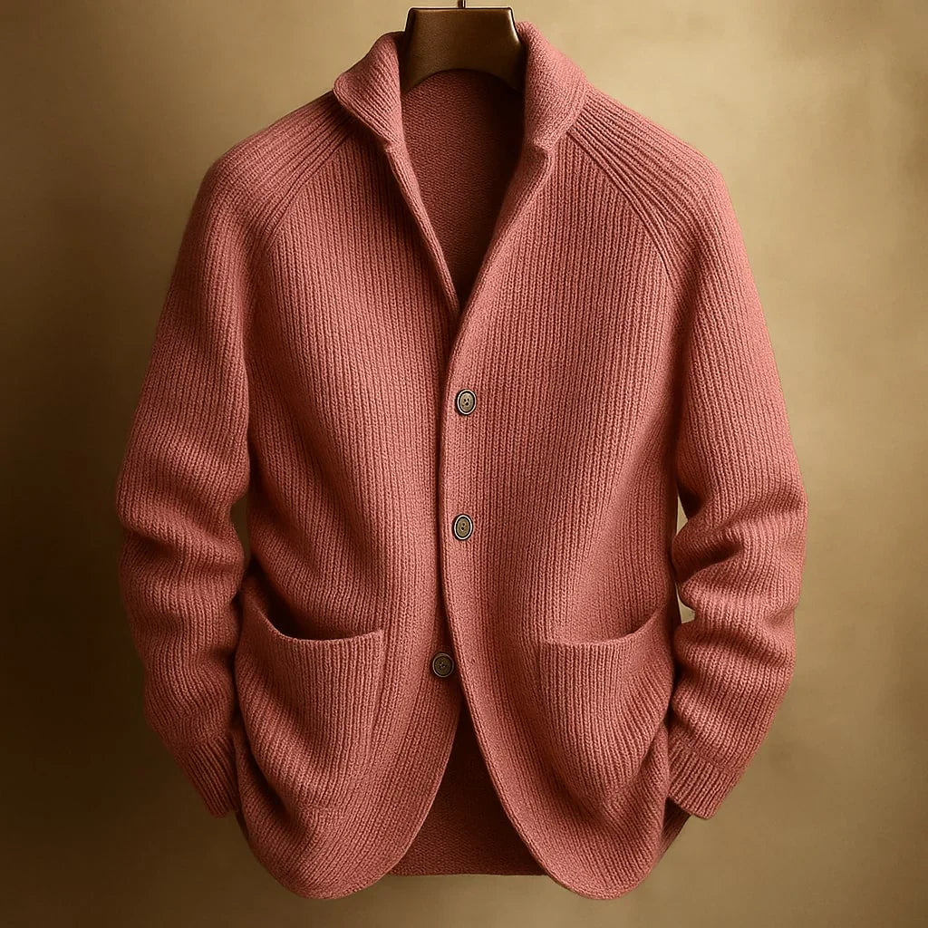 BundleWears™|Coarse Knit Cashmere Cardigan 