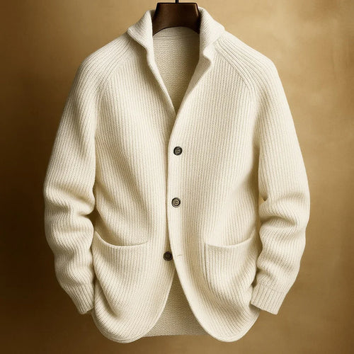BundleWears™|Coarse Knit Cashmere Cardigan 