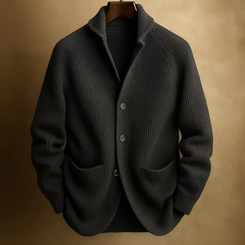 BundleWears™|Coarse Knit Cashmere Cardigan 