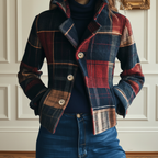 CEVAIA | CLASSIC PLAID WOOL JACKET