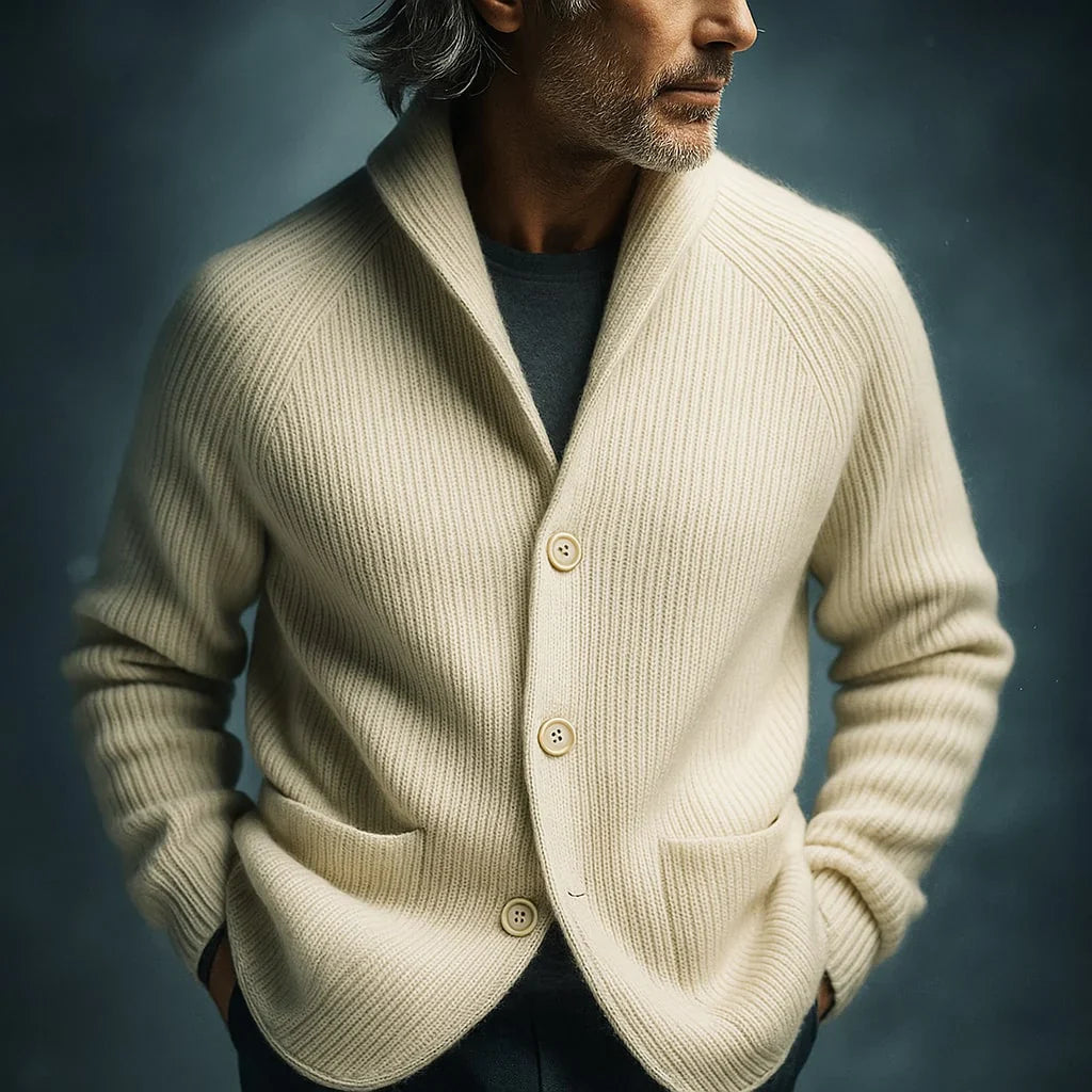 BundleWears™|Coarse Knit Cashmere Cardigan 