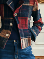 CEVAIA | CLASSIC PLAID WOOL JACKET